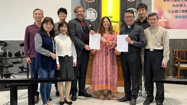 Fornyet samarbeidsavtale med Frikirken på Taiwan